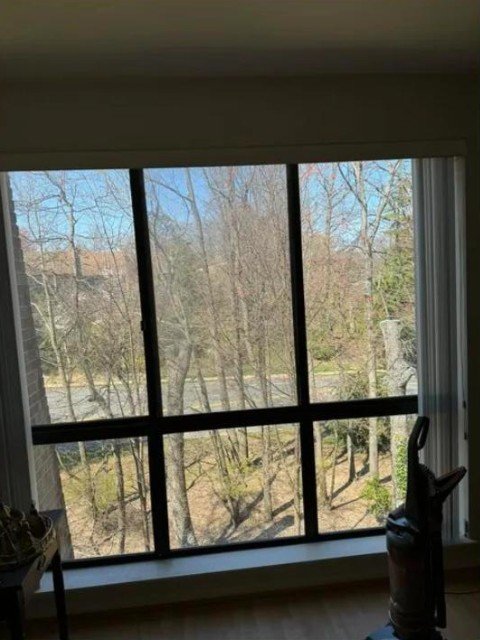 Picture window — new glass installed